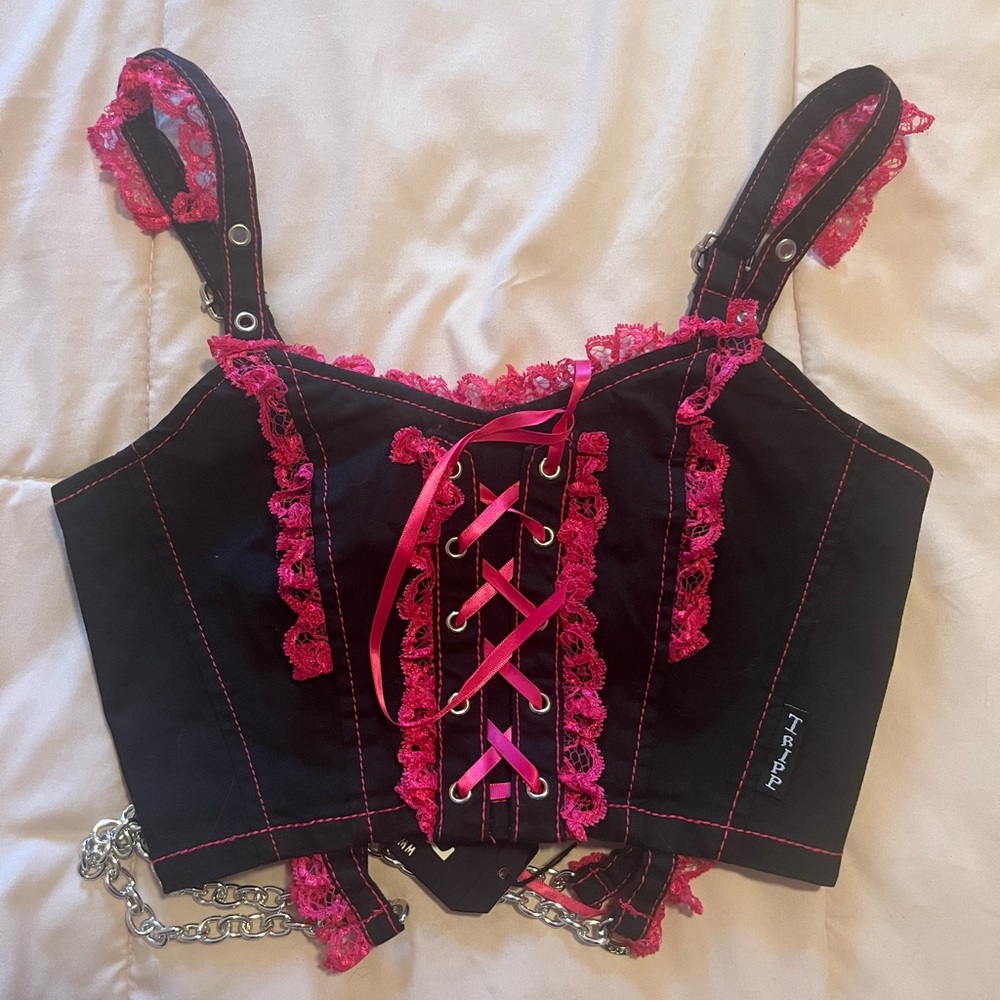 Tripp NYC Pink Lolita Top